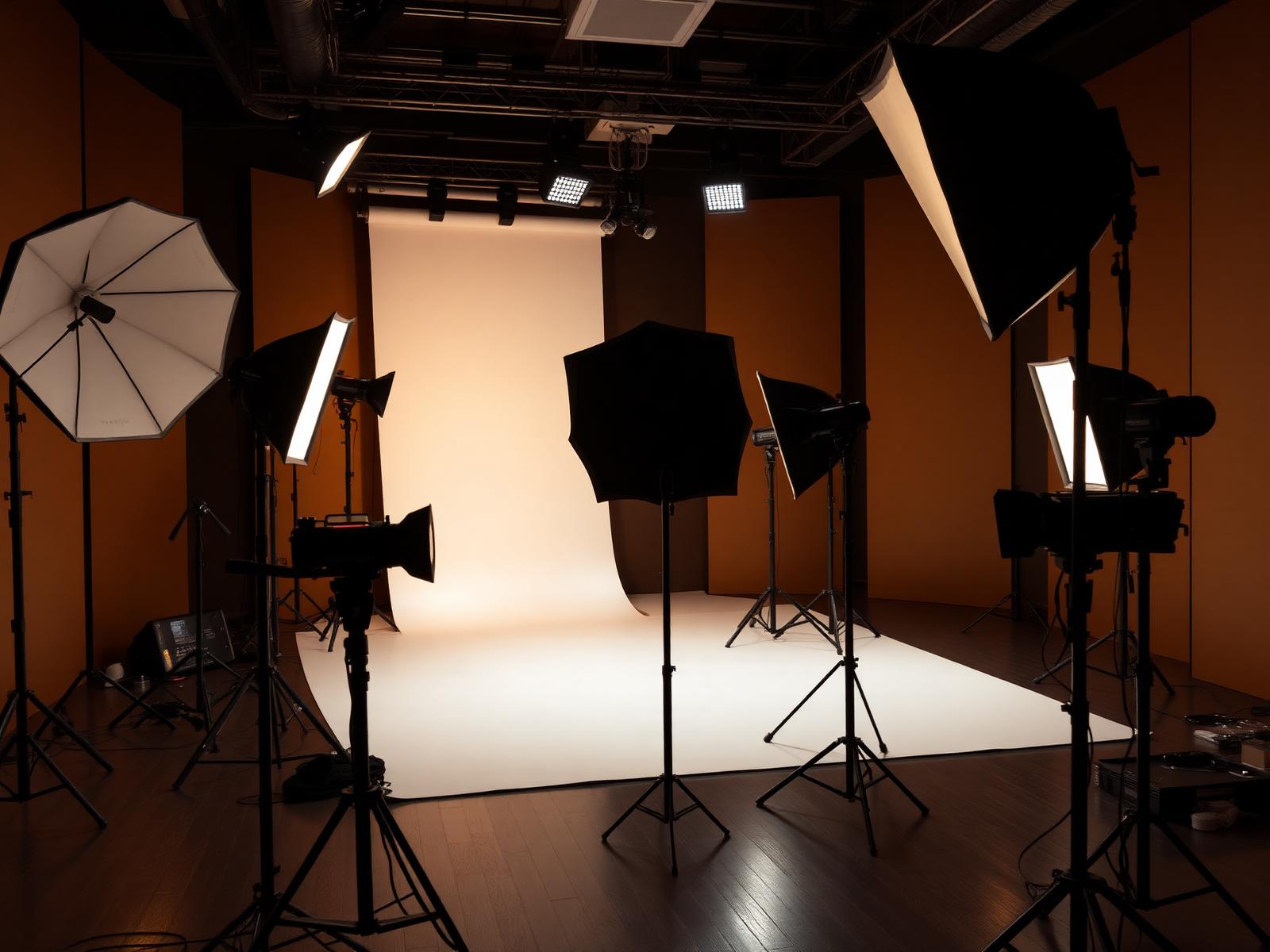 Professional photography studio
